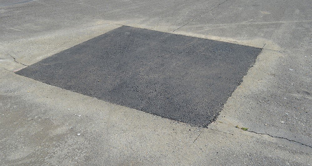 Finished-patch-repair